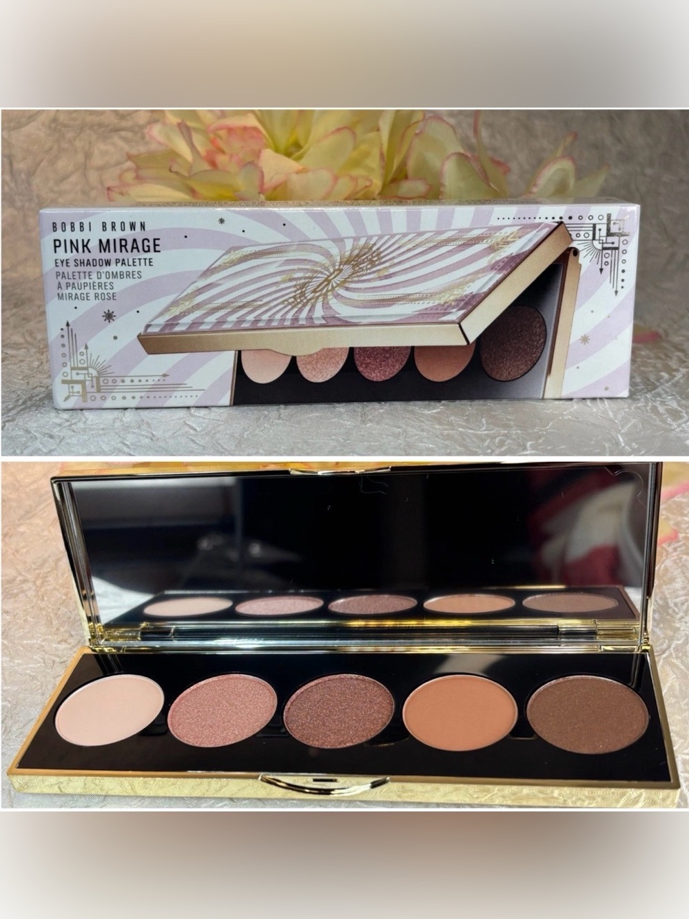 Bobbi Brown PINK MIRAGE Eyeshadow Palette X 5 - Matte + Shimmer NIB